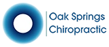 Oak Springs Chiropractic scrolling row logo.